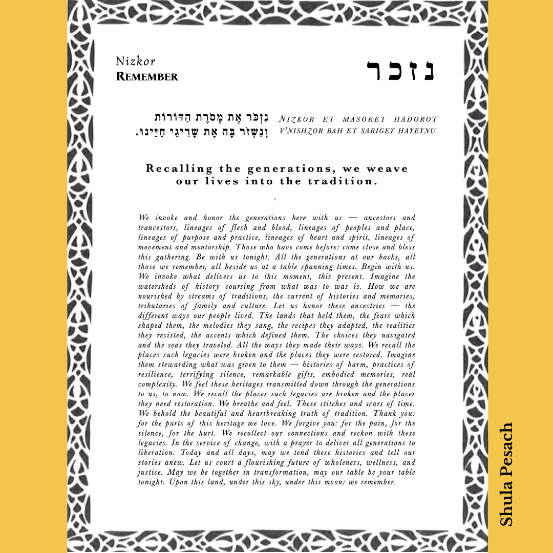 Pillar of Fire: A Queer Anti-Zionist Haggadah