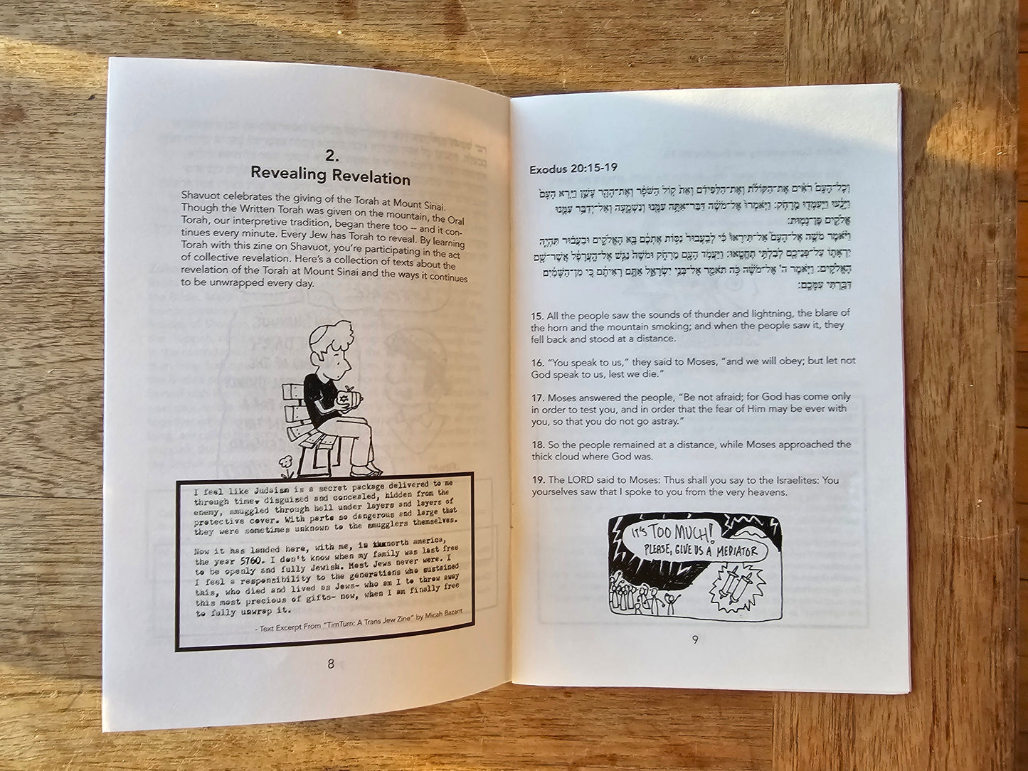 Up All Night: A Shavuot Zine