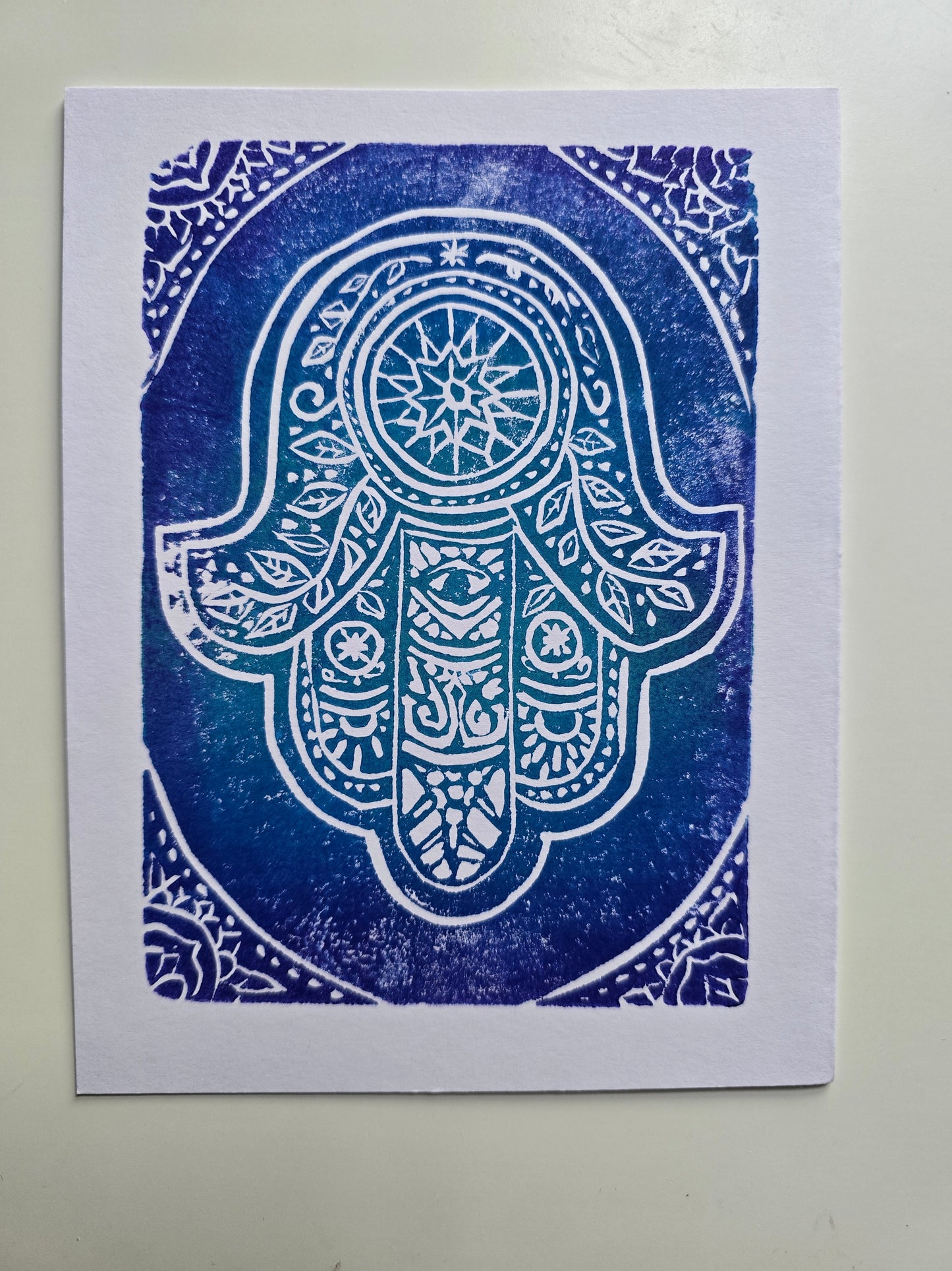 Hamsa Greeting Card