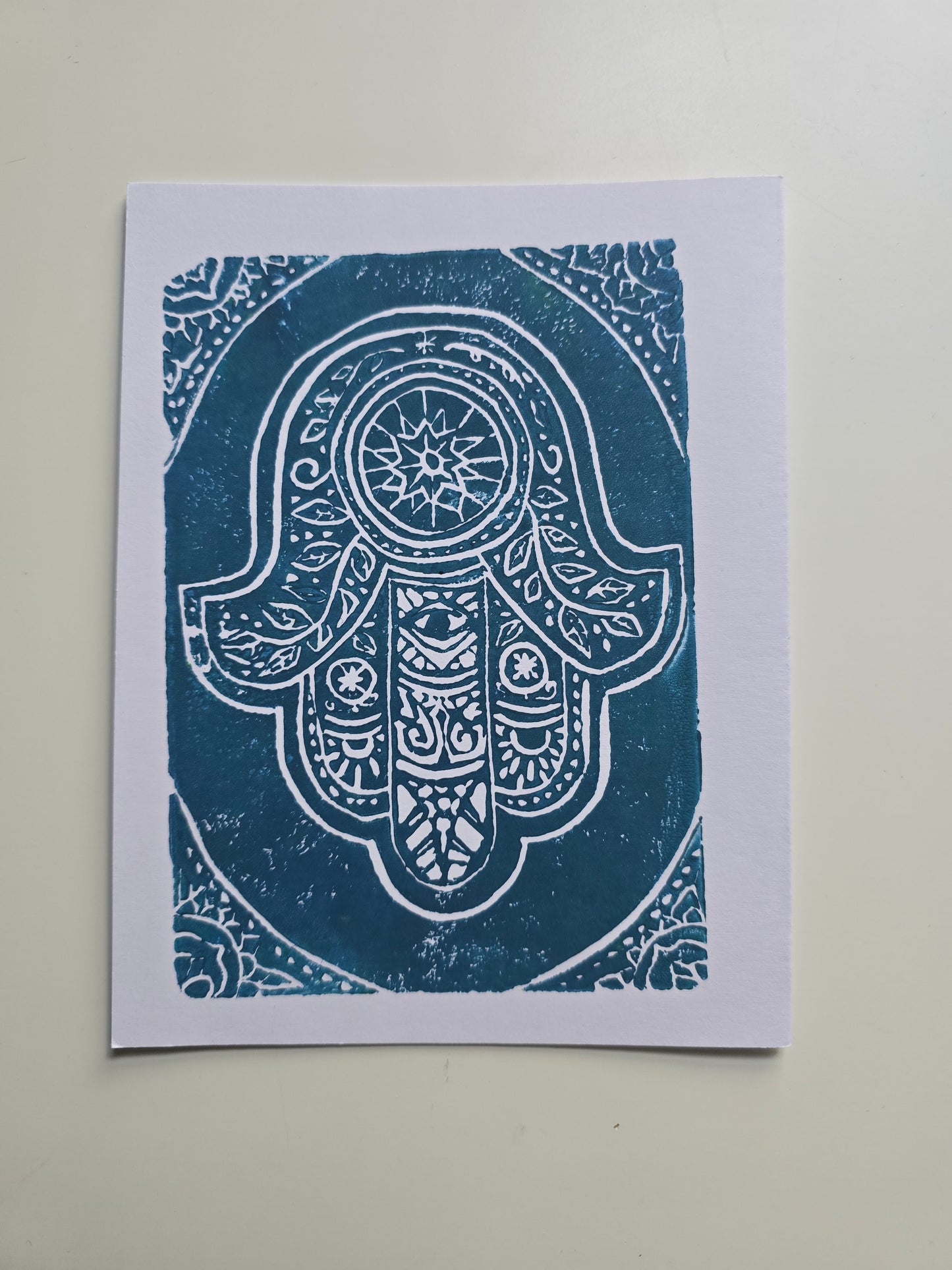 Hamsa Greeting Card