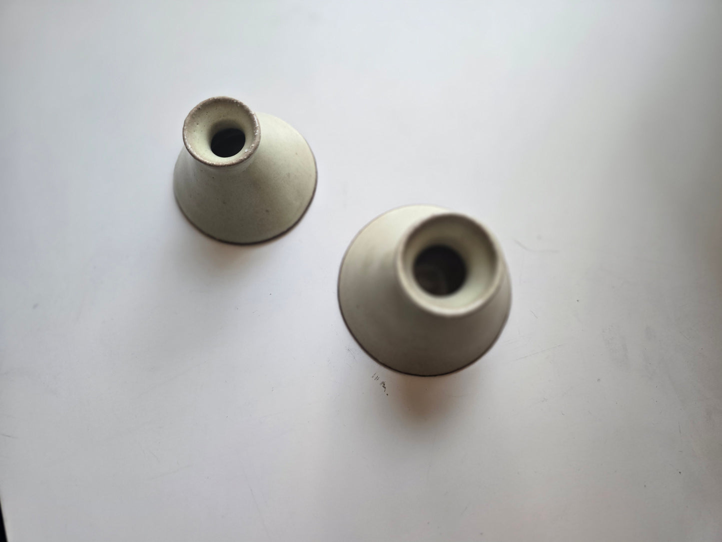 Shabbat Candle Holder - votive ceramic