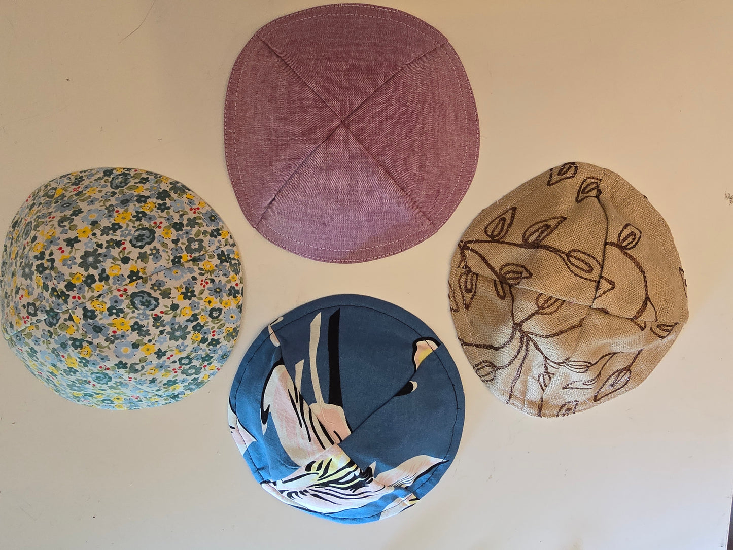 Colorful Hand-Sewn Kippot