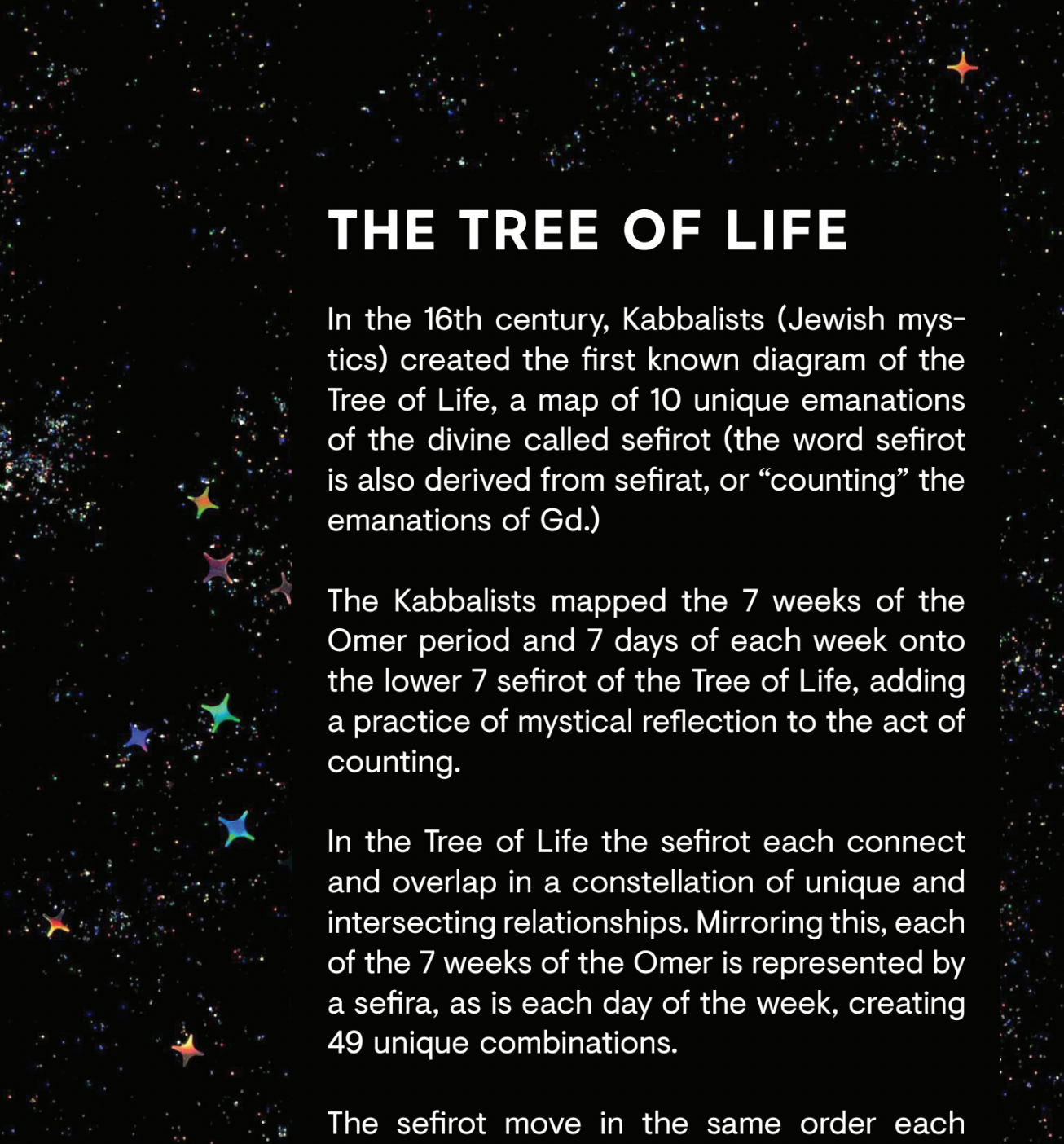 Celestial Omer Counter & Ritual Guide