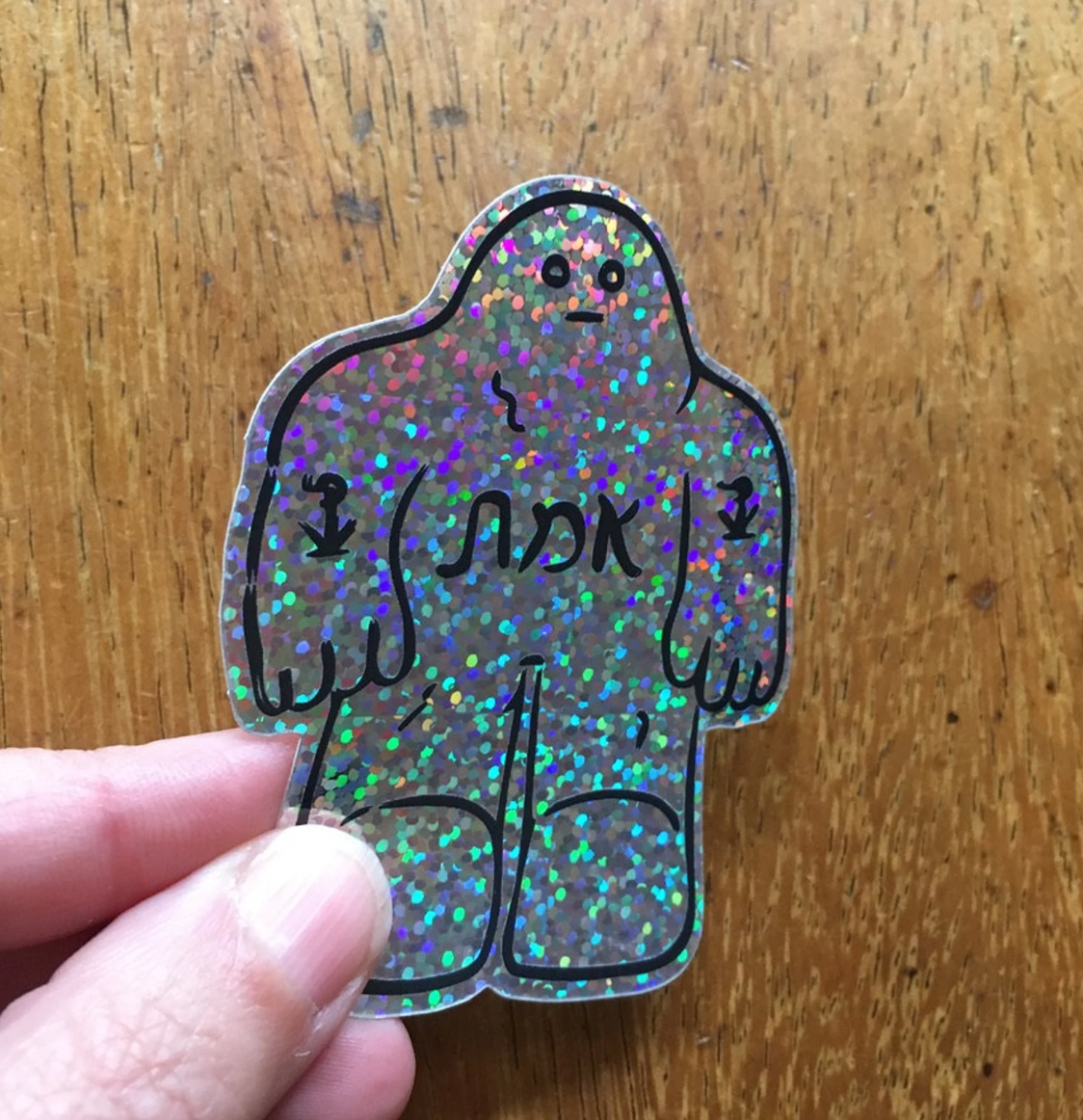 Glitter Golem Sticker Set- 3 Pack