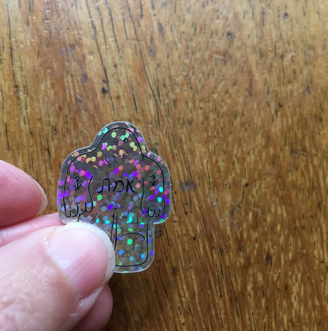 Glitter Golem Sticker Set- 3 Pack