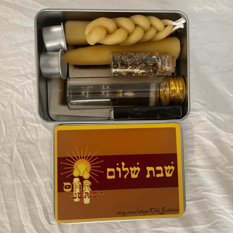 Large Shabbat & Havdalah Travel Kit
