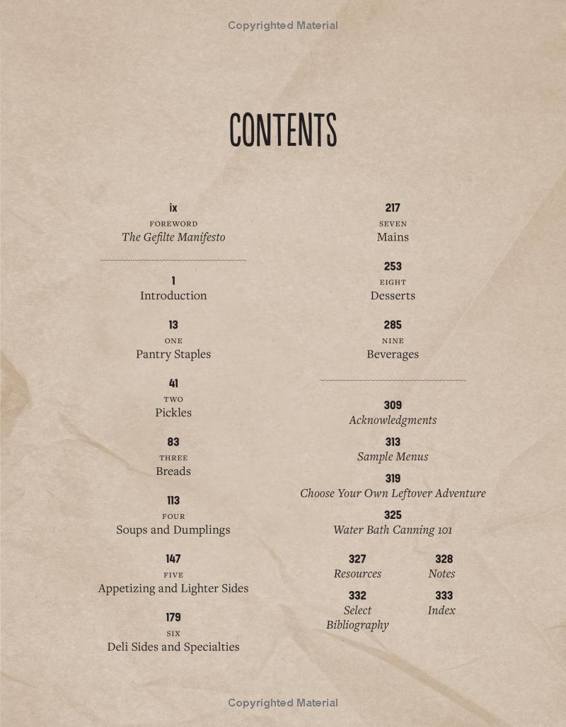 The Gefilte Manifesto: New Recipes for Old World Jewish Food