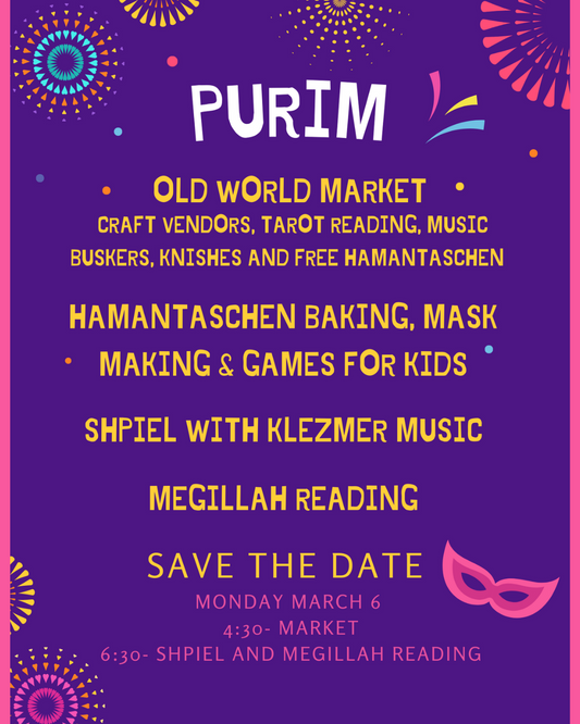 Purim Market in Greenfield, MA
