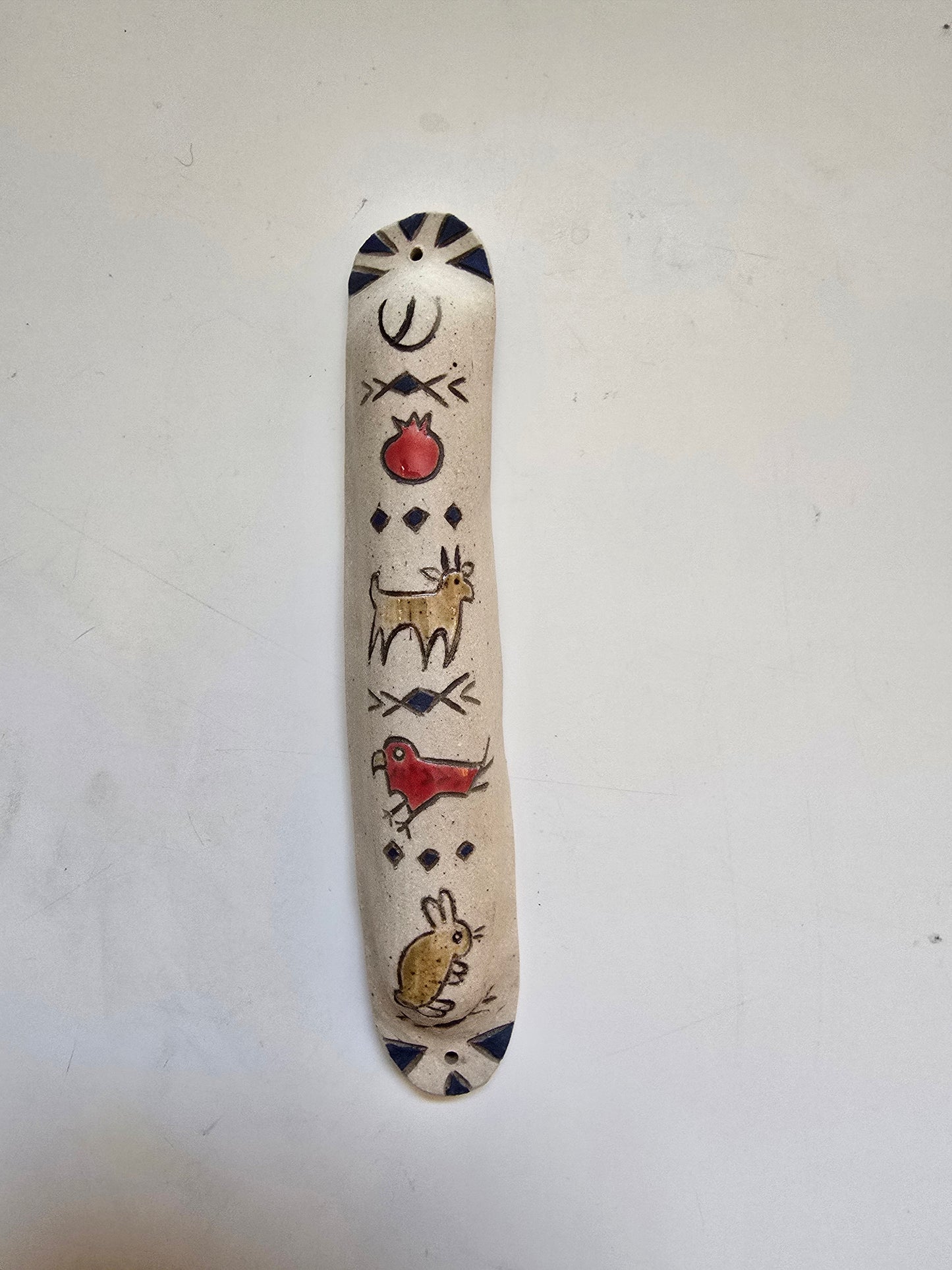 Mezuzah Case - folk animals