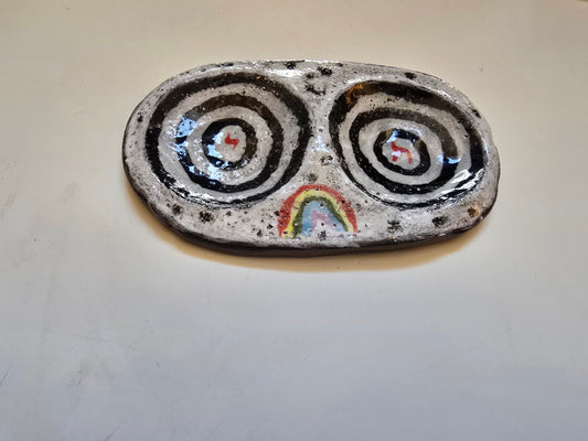 Shabbat Candle Holder - Chai amulet