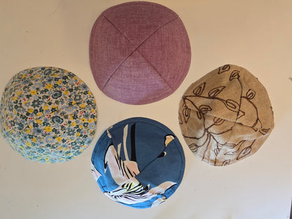 Colorful Hand-Sewn Kippot