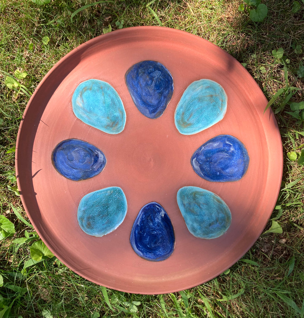 Seder Plate Sea and Sky