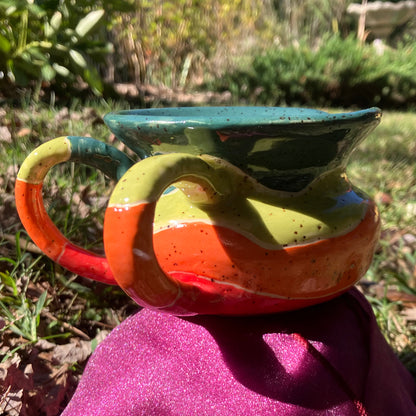 Handwashing Cup//negel Vasser/Natla - colorful ocean