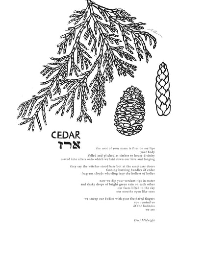 Sacred Orchard- Individual Block printed Posters