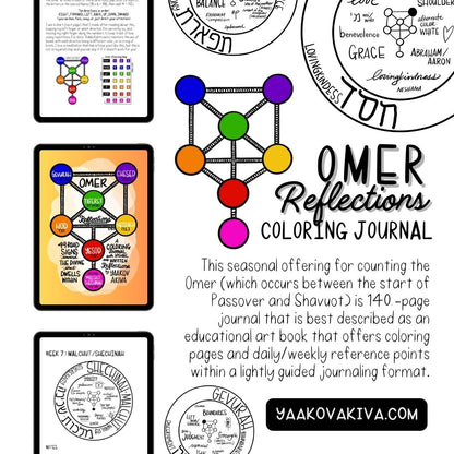 Omer Reflections Coloring Journal (digital copy)