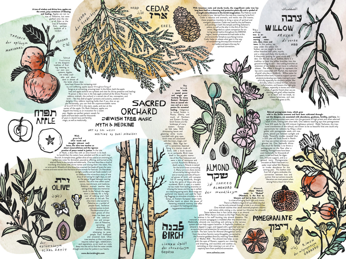 Sacred Orchard - large poster