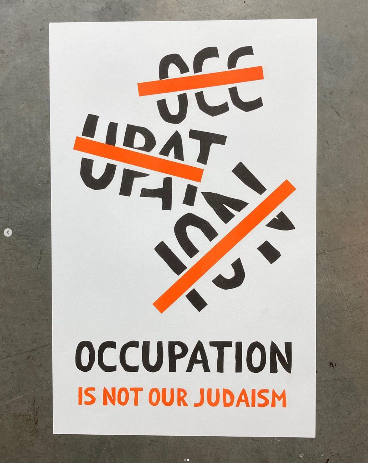 Occupation is not Our Judaism