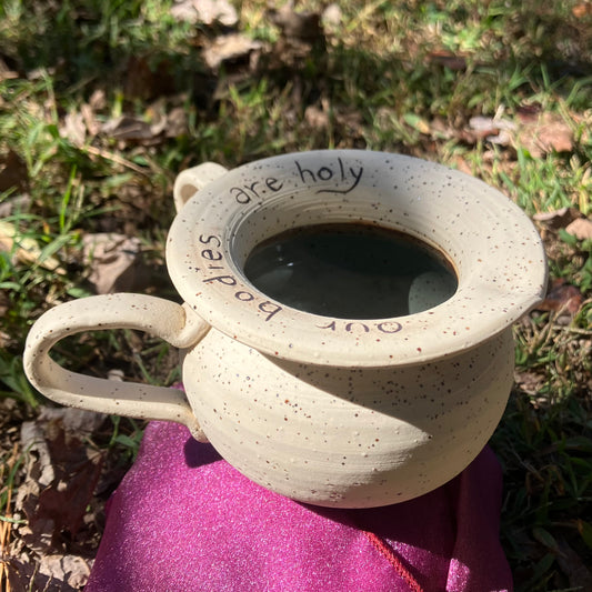 Handwashing Cup//Negel Vasser//Natla - Our Bodies are Holy