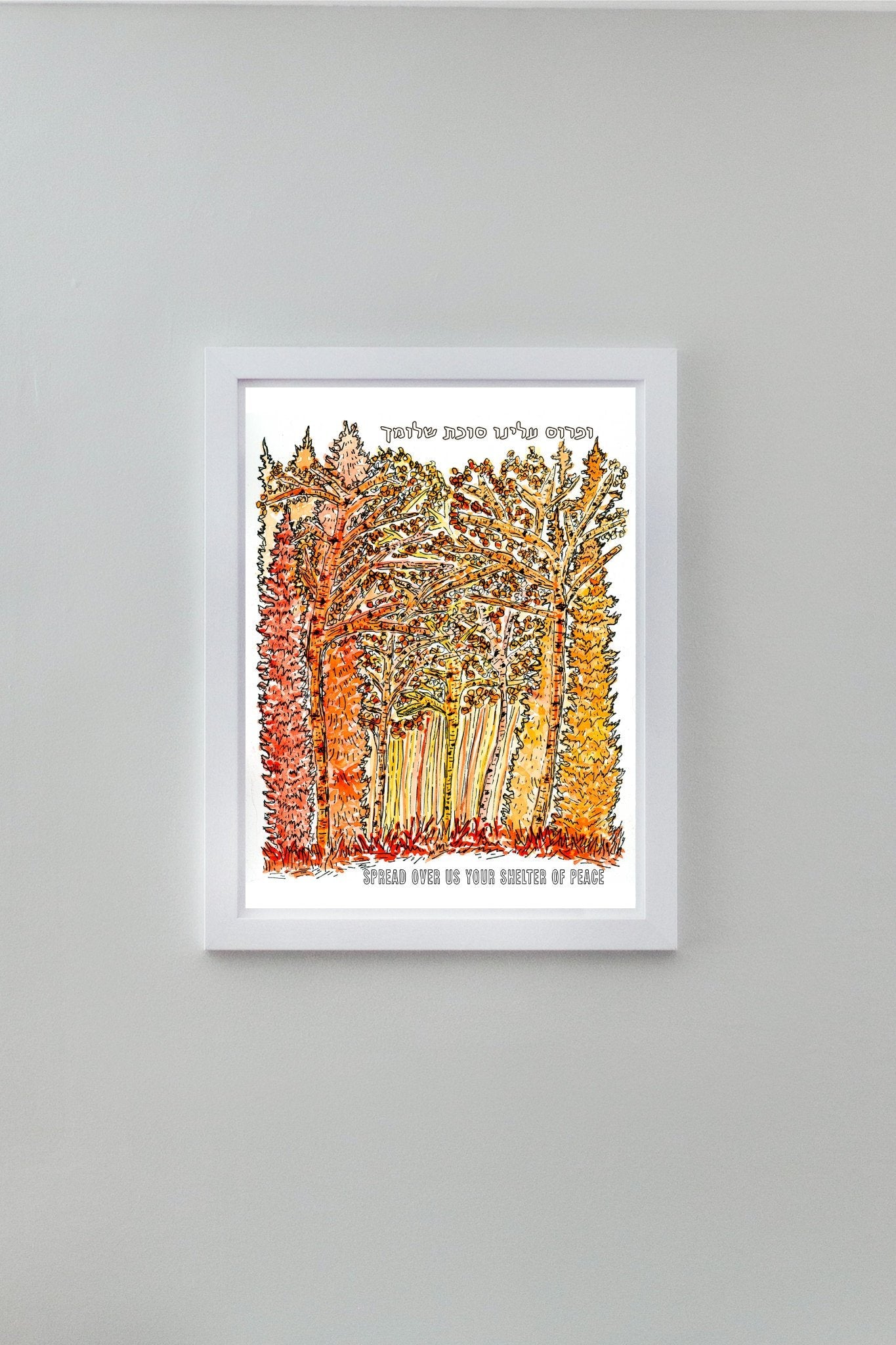 Ufros Aleinu Sukkat Shlomecha- Spread Over Us Your Shelter of Peace,