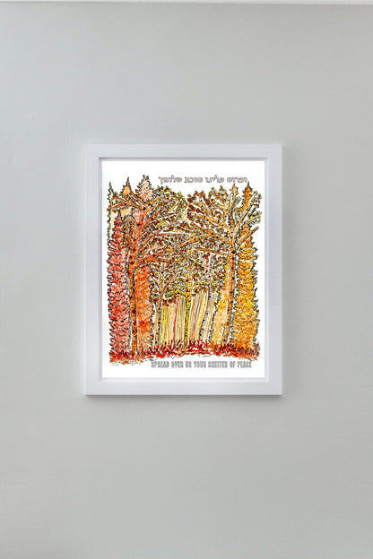 Ufros Aleinu Sukkat Shlomecha- Spread Over Us Your Shelter of Peace,