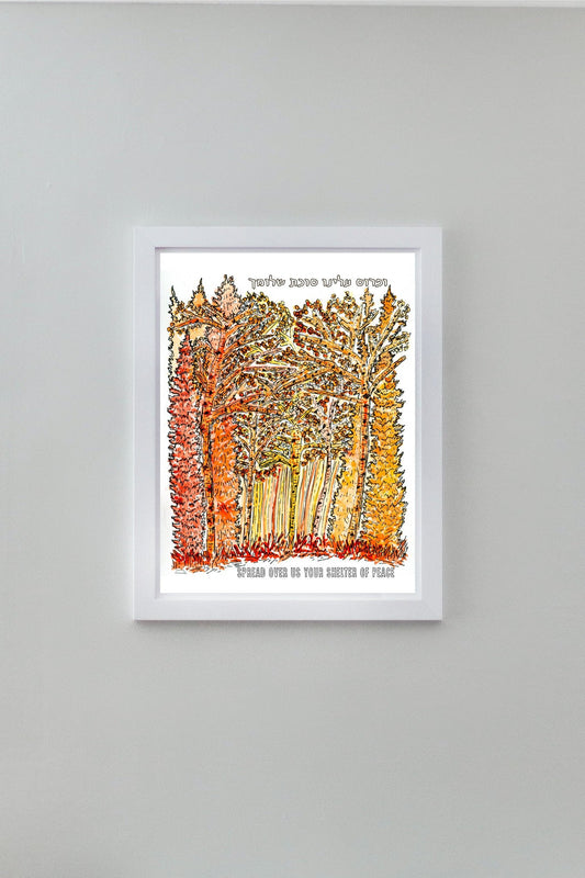 Ufros Aleinu Sukkat Shlomecha- Spread Over Us Your Shelter of Peace,