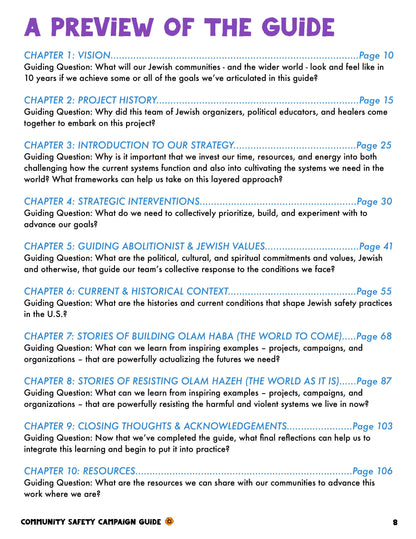 bringing "safety through solidarity" to life an: abolitionist guide to jewish community safety