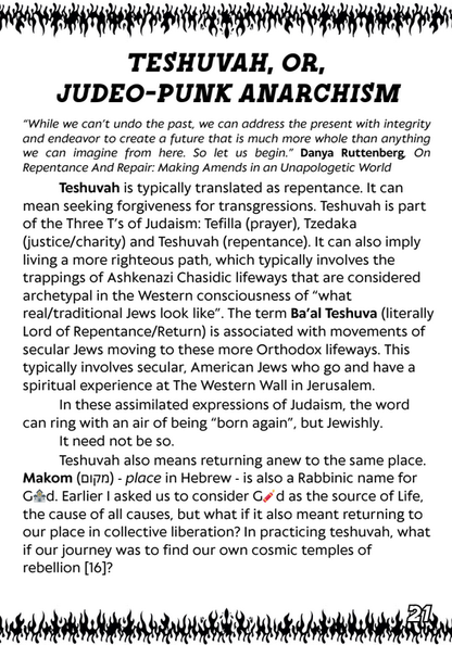 Teshuva Provocations for Jewish Anarchism